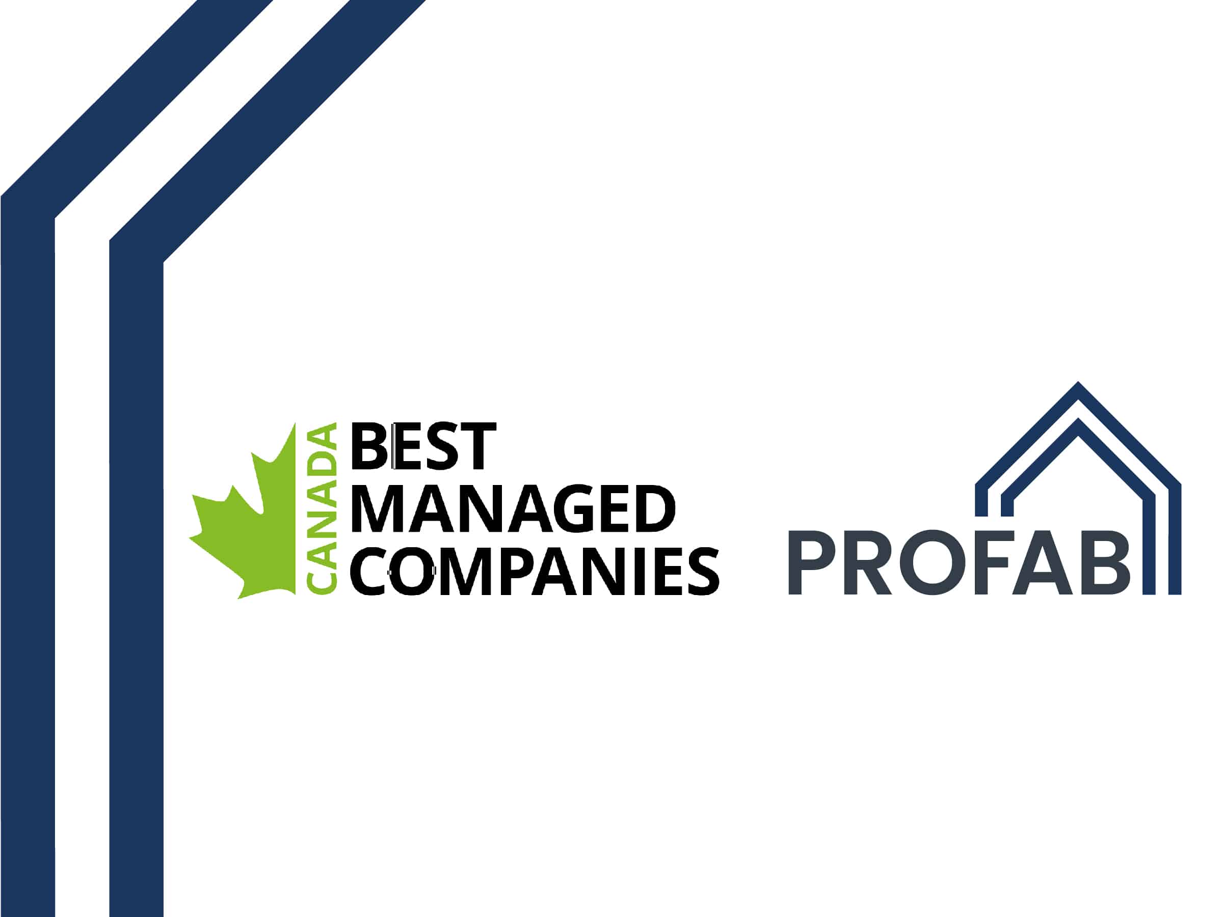Best Managed Companies logo and Profab logo