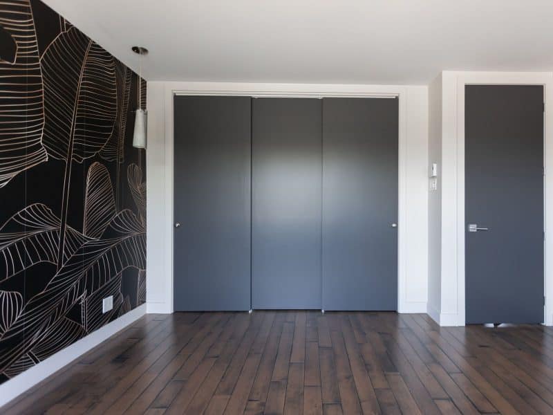 Designed by the St-Lin-Laurentides sales office, this contemporary two-story model is named Mundo. View from the bedroom.